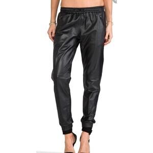 Olivaceous silky grey joggers size small‎